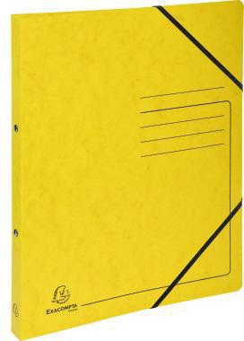Exacompta Ringbuch DIN A4 Colorspankarton blau, 2-Ring-Mechanik, 140 Blatt