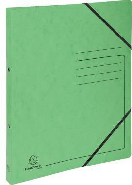 Exacompta Ringbuch DIN A4 Colorspankarton blau, 2-Ring-Mechanik, 140 Blatt