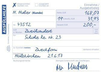 Avery Zweckform Einnahme-/Ausgabebeleg 1755 DIN A6 selbstdurchschreibend, 2x40 Blatt