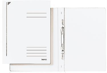 LEITZ Spiralhefter DIN A4 mit Beschriftungsfeld, 250 Blatt, weiß, 430 g/m²