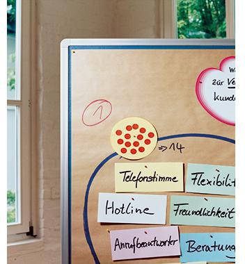Legamaster Moderationspapier 116 x 140 cm, 80 g/m², braun, 100 Blatt – Kraftpapier für Präsentationen