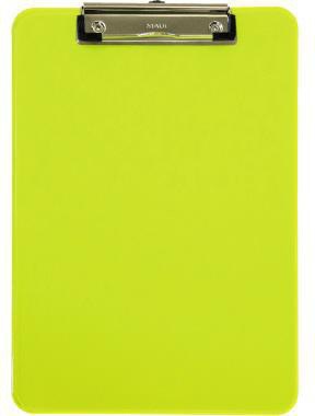 MAUL Klemmbrett MAULneon DIN A4 gelb transparent 22,6 x 31,8 cm