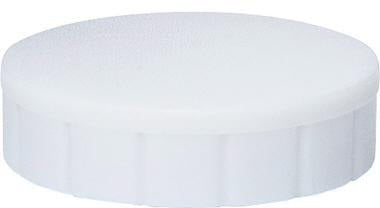 MAUL Magnet MAULsolid 6162413, 24 mm, gelb, 10 Stück pro Packung, Tragfähigkeit 0,6 kg