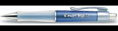 PILOT Gelschreiber Véga 0,4 mm schwarz – Dokumentenecht, Druckmechanik, ergonomisch