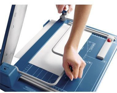 DAHLE Hebelschneider 564 A4 360 mm Metall blau – präzise Schnitte mit Laser