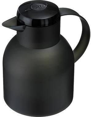 EMSA Isolierkanne Samba Quick Press 504231 1l blau – hält 12h heiß & 24h kalt