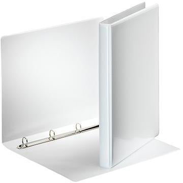 Esselte Präsentationsringbuch DIN A4 4-Ring D-Mechanik weiß FSC