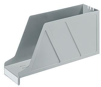 LEITZ Stehsammler 24270025 DIN A4 quer, 97 mm, Polystyrol, rot – extrabreit & stabil