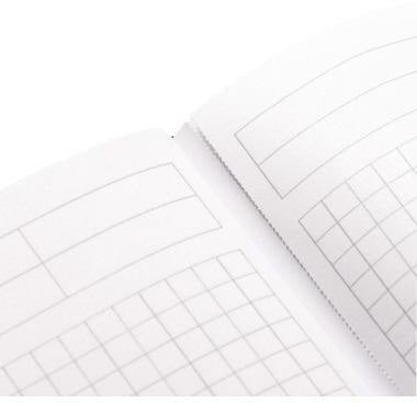 KÖNIG & EBHARDT Notizbuch DIN A4 kariert schwarz 96 Blatt Balacron-Einband