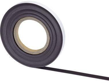 MAUL Magnetband 10 m x 15 mm selbstklebend, magnetisch, Haftkraft 40 g/cm²