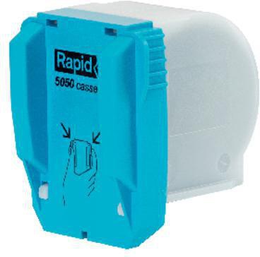 RAPID Heftklammerkassette 5050 – 5.000 Stück, verzinkter Stahl, 50 Blatt Heftleistung