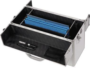 ALUMAXX Pilotenkoffer ALPHA 45100 mit Zahlenschloss, 48x37,5x20 cm, silber