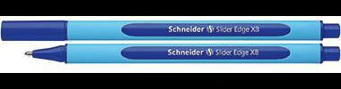 Schneider Kugelschreiber Slider Edge 152203 – 0,7 mm Kappenmodell blau, Viscoglide-Technologie