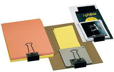 MAUL Foldbackklemmer mauly® sortiert 50 Stück – Stahl Klemmen 19/25/32 mm