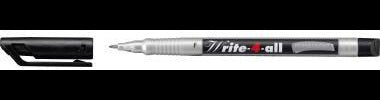 STABILO Permanentmarker Write-4-all 156/46 0,7 mm Rundspitze schwarz – für über 1.000 Oberflächen