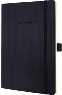SIGEL Notizbuch Conceptum CO320 DIN A5 Softcover kariert 194 Seiten schwarz