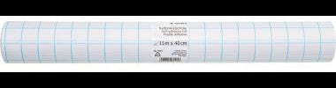 HERMA Schutzfolie 7005 – Transparente Bucheinbandfolie 40 cm x 5 m, selbstklebend, Polypropylen, glänzend
