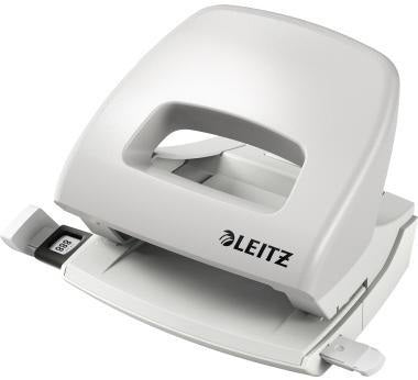LEITZ Locher NeXXt 5038 – 16 Blatt, 8 cm Lochung, Metall/Kunststoff, rot