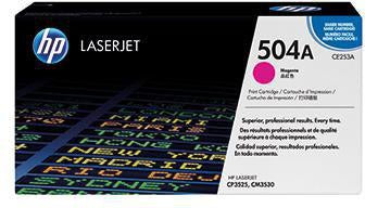 HP Toner CE253A 504A magenta – Original LaserJet Tonerkassette für ca. 7.000 Seiten