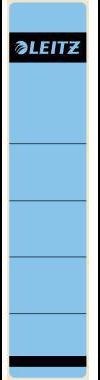 LEITZ Ordnerrückenetiketten 39x192 mm schmal/kurz, 10 Etiketten, selbstklebend, gelb