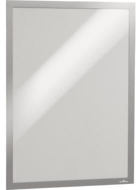 DURABLE Magnetrahmen DURAFRAME 487301 DIN A3 schwarz, 2 Stück – selbstklebend, magnetisch, doppelseitig
