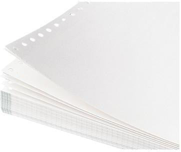 Soennecken Computerpapier 5925 – 60 g/m², DIN A4, 12 Zoll, 2.000 Blatt, weiß, holzfrei