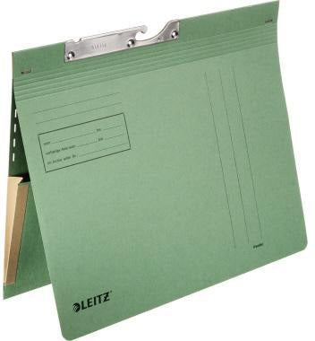 LEITZ Pendelhefter Combi 20110025 – DIN A4, kaufmännische Heftung, rot, 320 g/m², Blauer Engel