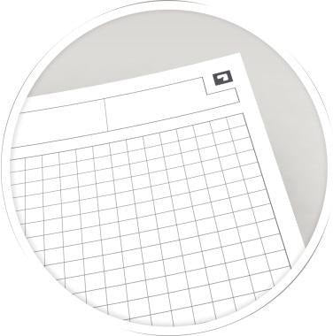 OXFORD International Meetingbook Collegeblock DIN A5+ kariert 80 Blatt mit Gummizugmappe