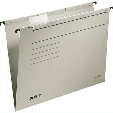 Leitz Hängemappe ALPHA A4 gelb 25 Stück – 275 g/m² Recycling-Karton