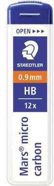 STAEDTLER Feinmine Mars micro carbon 250 07-HB 0,7 mm – 12 Stück, hohe Bruchfestigkeit