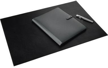 DURABLE Schreibunterlage 65x45cm Rindsleder/Vlies schwarz – Rutschfest & Abwischbar