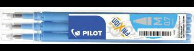 PILOT FriXion Point Tintenrollermine 0,3 mm rot – 3er-Pack mit thermosensitiver Tinte