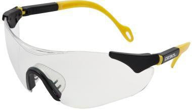 GEBOL Schutzbrille Safety Comfort – Klare Polycarbonat-Brille mit verstellbarem Nasenbügel