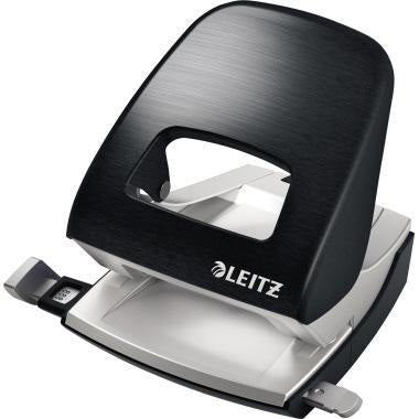 LEITZ Locher NeXXt Style 5006 – Metall-Locher für 30 Blatt, arktik weiß