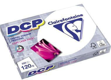 CLAIREFONTAINE DCP Farblaserpapier DIN A4 120g hochweiß 250 Blatt