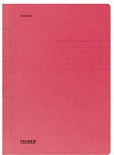 Falken Schnellhefter 80000201 A4 250g/m² Manila-RC-Karton blau mit Organisationsaufdruck