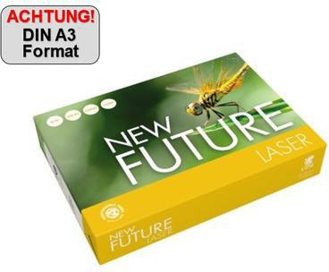 NEW FUTURE Multifunktionspapier DIN A5 80 g/m² weiß 500 Blatt PEFC für Laserdrucker Inkjet Kopierer