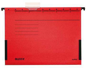 Leitz Hängetasche ALPHA 19860015 A4 Karton gelb 25 St./Pack. – Reißfeste Frösche, Blauer Engel