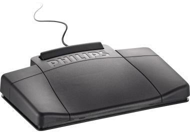 Philips Fußschalter ACC2310/00 – USB 2.0, rutschfest & wasserdicht für Diktiersysteme