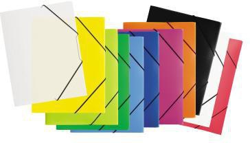 PAGNA Gummizugmappe 21613-03 DIN A4 PP 3Klappen rot