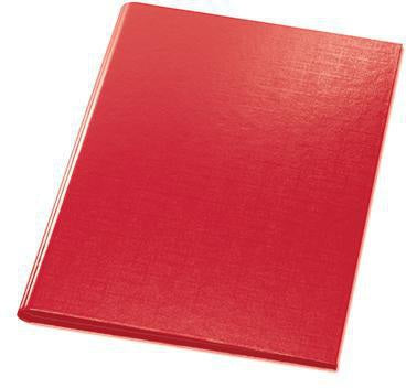 Falken Klemmbrettmappe DIN A4 – Robuste Hartpappe, Rot, FSC, Made in Germany