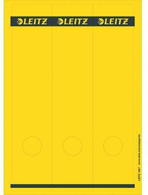 LEITZ Ordnerrückenetiketten 61,5 x 285 mm gelb 75 Stück für Ordner 180° und Standard