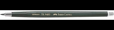 Faber-Castell Fallminenstift TK 9400 HB dunkelgrün – 2 mm Minenstärke, sechskant Schaft