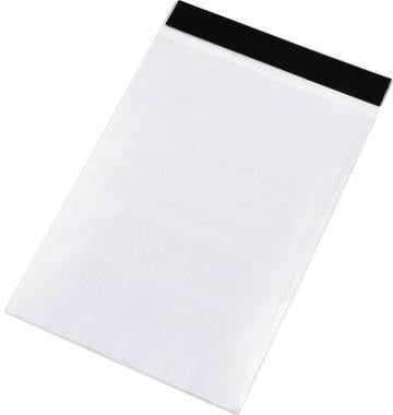 DJOIS Kennzeichnungshülle 170021 A4 quer – 10 Stück transparent PVC Sichttasche