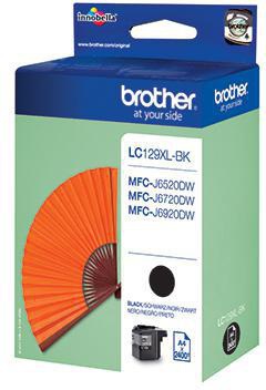 Brother Tintenpatrone LC-129XL-BK Original schwarz ca. 2.400 Seiten für MFC-J6520DW