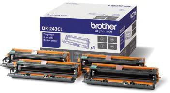 Brother Trommel DR-243CL 4er-Pack – Original Trommeleinheit für ca. 18.000 Seiten