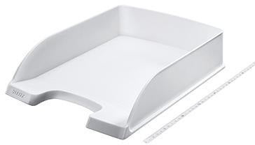 Leitz Briefablage Standard Plus DIN A4 aus Polystyrol in Weiß – Stapelbar & Platzsparend