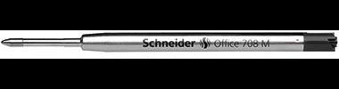 Schneider Kugelschreibermine Office 708 G2 Strichstärke M schwarz – Dokumentenecht, Made in Germany