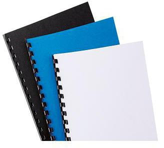 GBC Einbanddeckel LeatherGrain CE040020 DIN A4 blau 100 St./Pack. – Edle Lederoptik für Ihre Dokumente