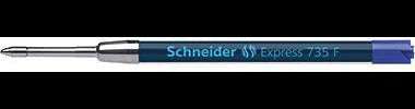 Schneider Express 7351 Kugelschreibermine F schwarz – dokumentenecht, Made in Germany